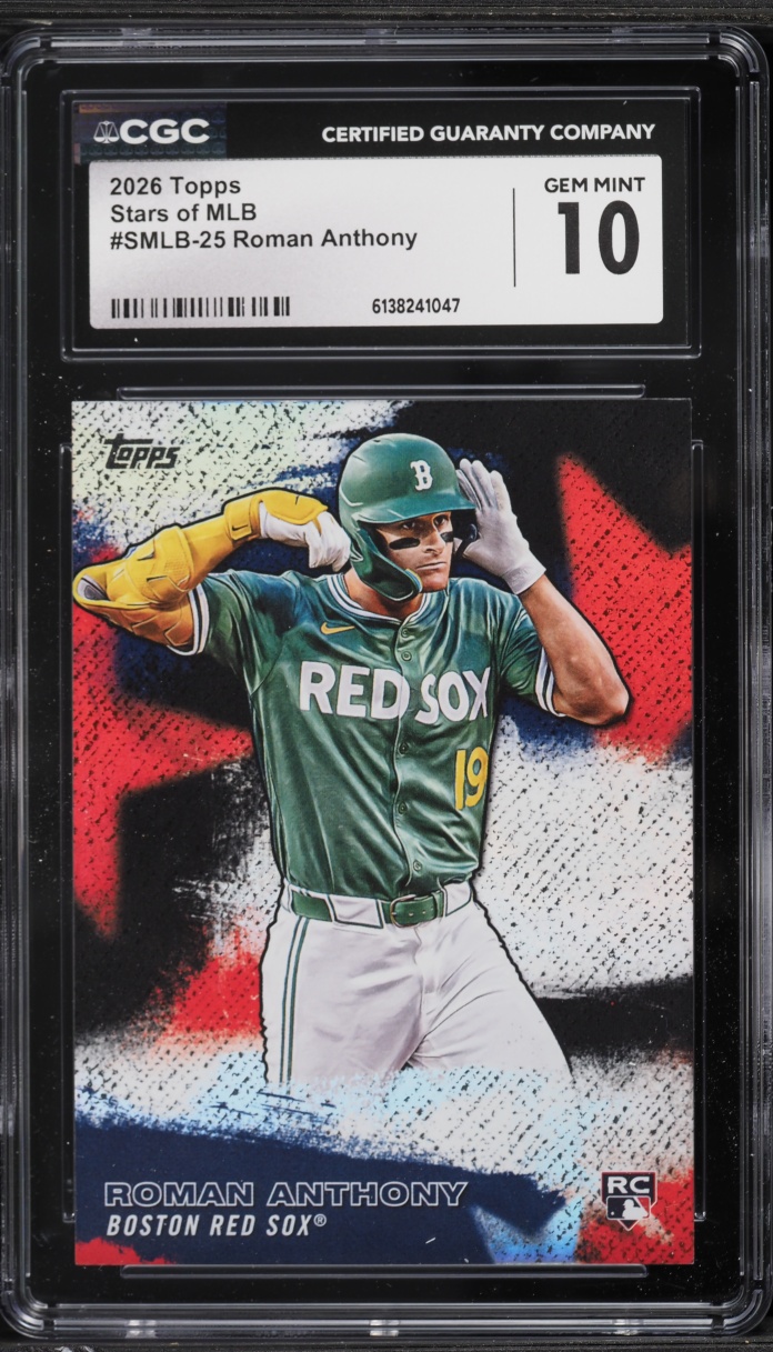 2026 Topps Stars Of MLB Roman Anthony ROOKIE #SMLB-25 CGC 10 GEM MINT