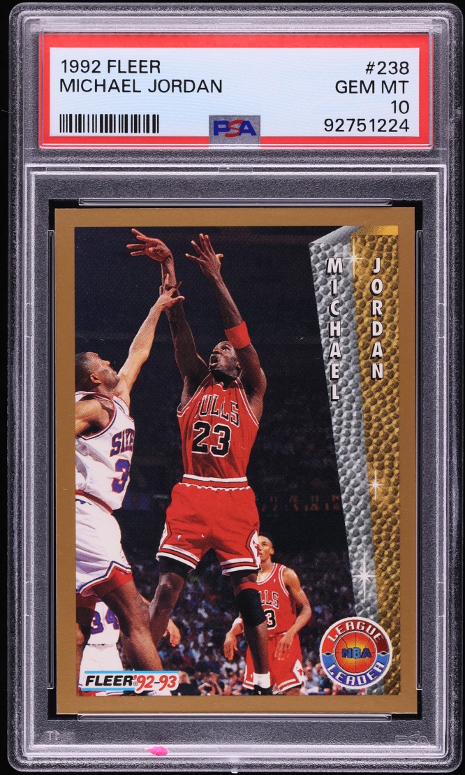 1992 Fleer Basketball Michael Jordan #238 PSA 10 GEM MINT