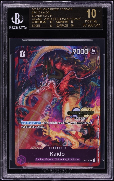 2022-24 One Piece Championship '23 3rd Place Textured Kaido BGS 10