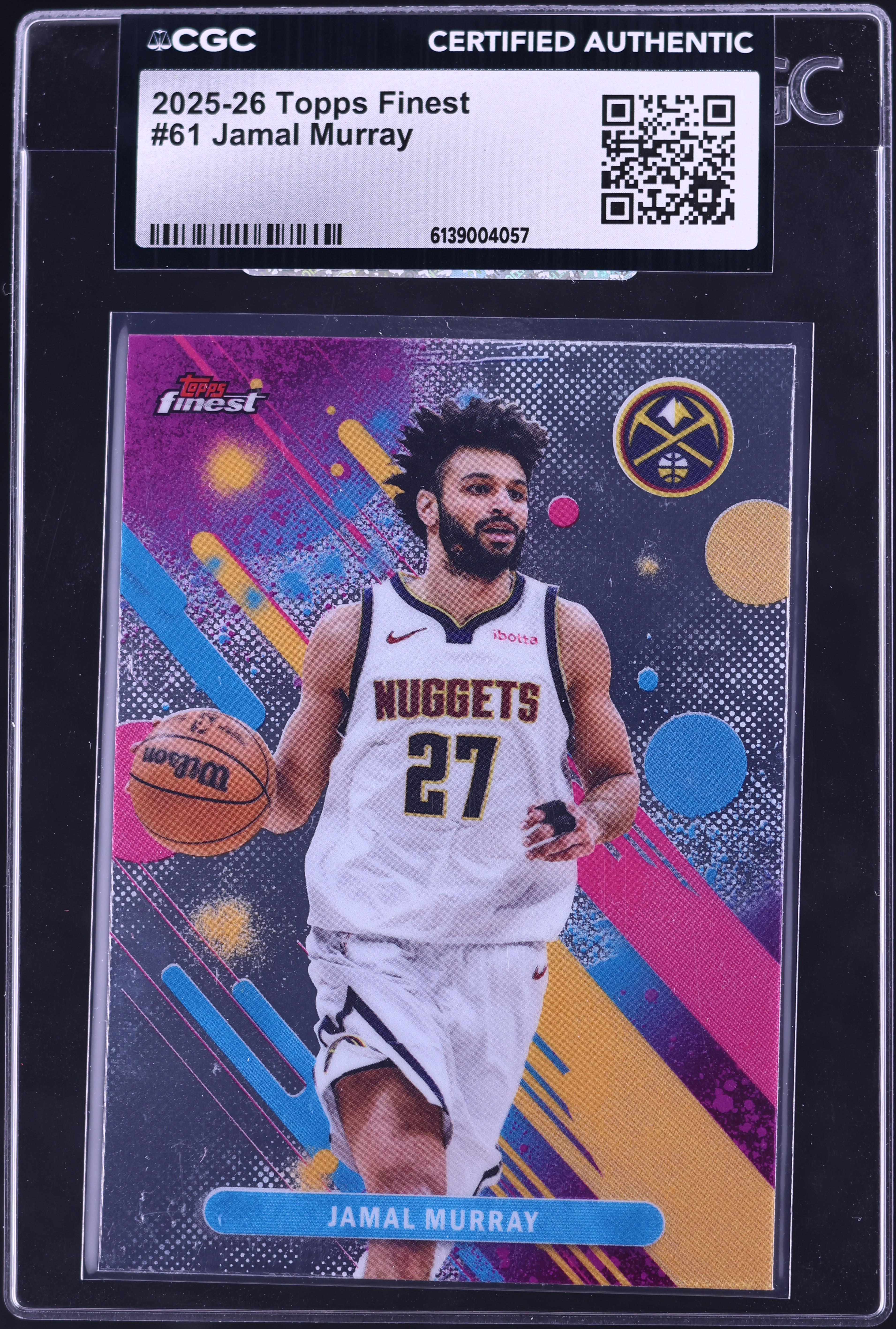 2025 Topps Finest Basketball Jamal Murray #61