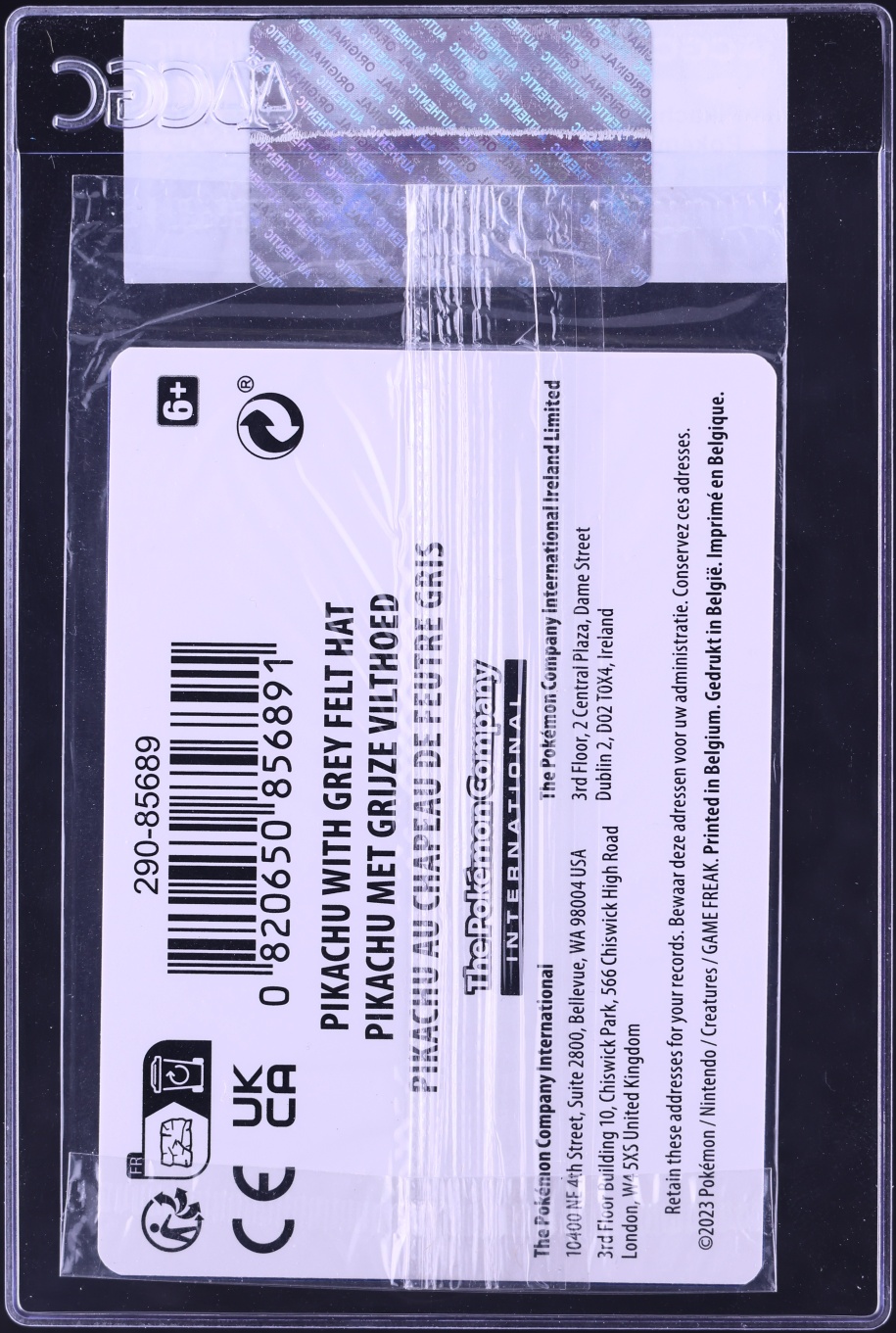 2023 Pokemon Scarlet & Violet Promo Sealed Van Gogh Pikachu With Grey Felt Hat #85 CGC AUTH