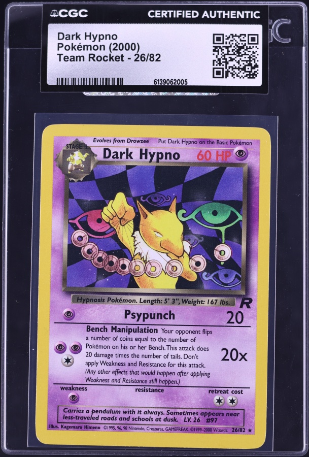 first edition hypno pokemon card Sabrina's Hypno 1st Edition