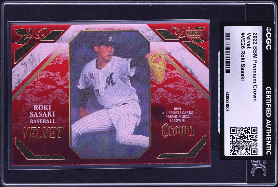 2022 Bowman NPB Chrome Roki Sasaki #133 PSA 10 GEM MINT on 