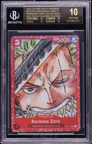 2022 One Piece Promo Premium Collection Film Red SR Roronoa Zoro