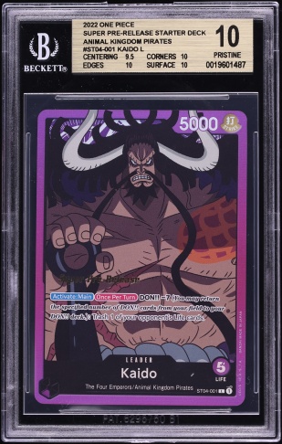 2022 One Piece Super Pre-Release Animal Kingdom Pirates Leader