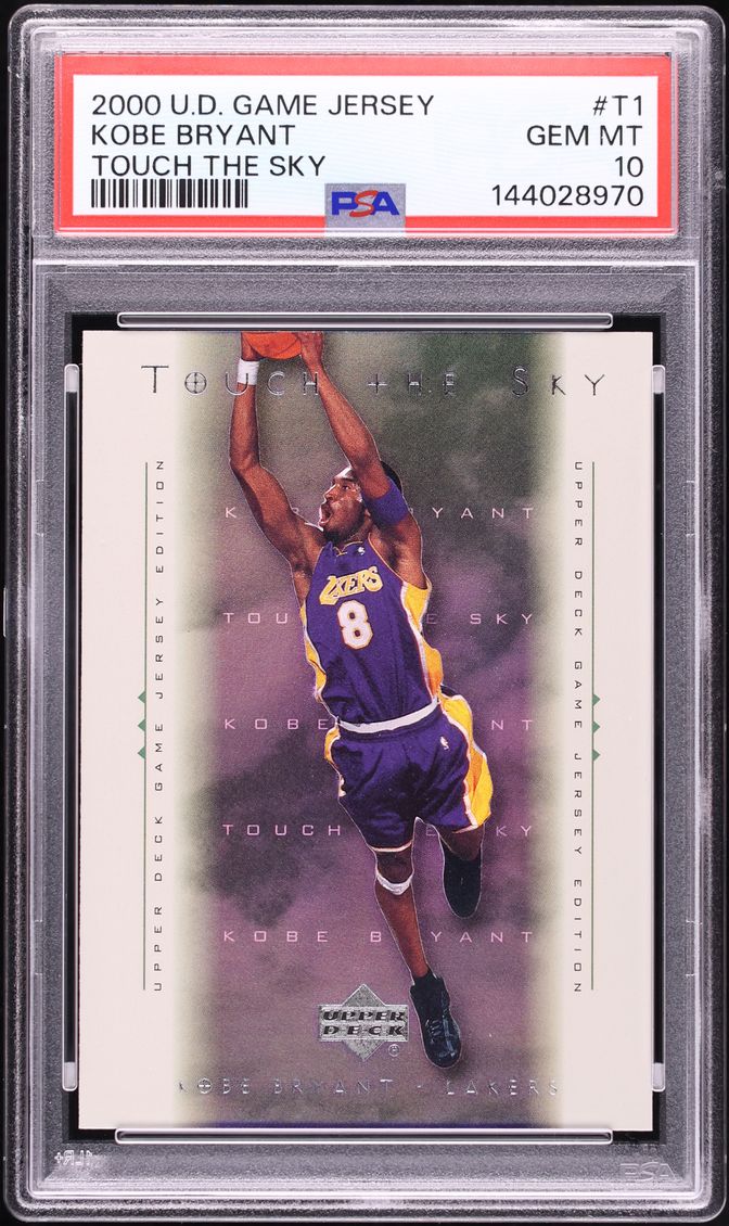 2000 Upper Deck Game Jersey Touch The Sky Kobe Bryant #T1 PSA 10 GEM MINT
