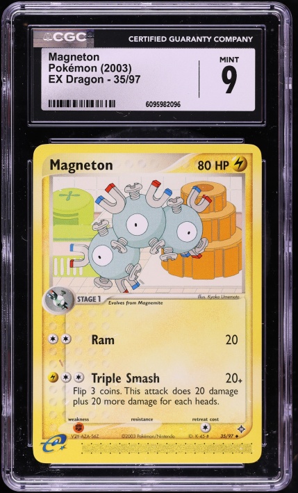 2003 Pokemon EX Dragon Magneton #35 CGC 9 MINT