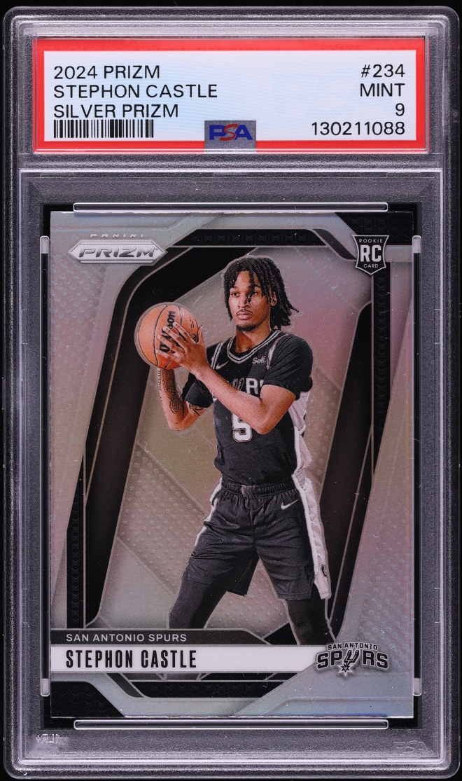 2024 Panini Prizm Silver Stephon Castle ROOKIE #234 PSA 9 MINT