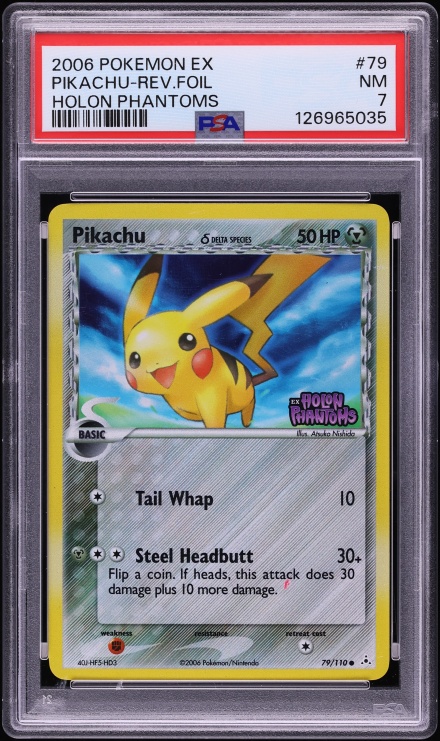 2002 Pokemon Legendary Collection Reverse Holo Pikachu #86 PSA 8