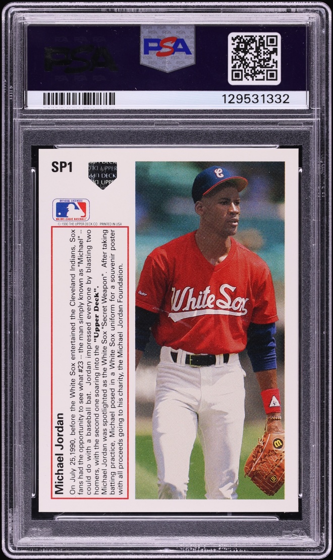 1991 Upper Deck Michael Jordan ROOKIE #SP1 PSA 9 MINT