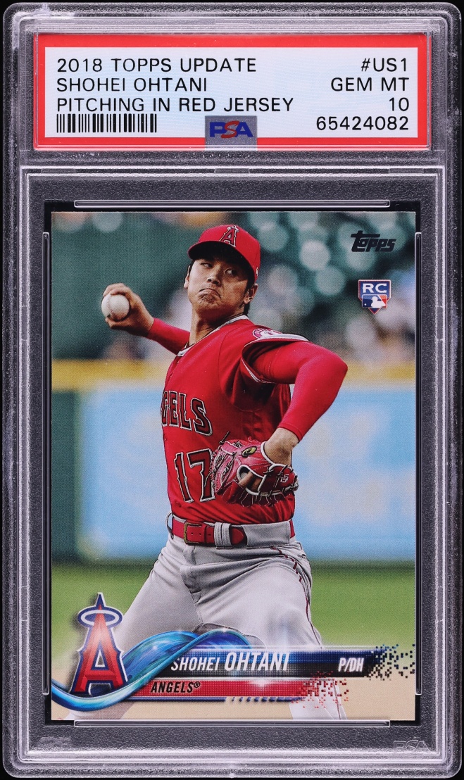 2018 Topps Update Shohei Ohtani ROOKIE #US1 PSA 10 GEM MINT