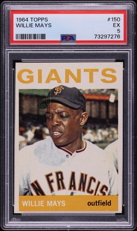 1964 Topps Willie Mays #150 PSA 5 EX