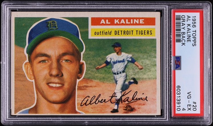 1956 Topps Al Kaline #20 PSA 4 VGEX