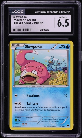 1998 Pokemon Stadium Yellow Version Playing Cards Joker Slowpoke
