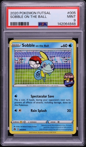 2020 Pokemon Sword & Shield Futsal Sobble On The Ball #5 PSA 9 MINT
