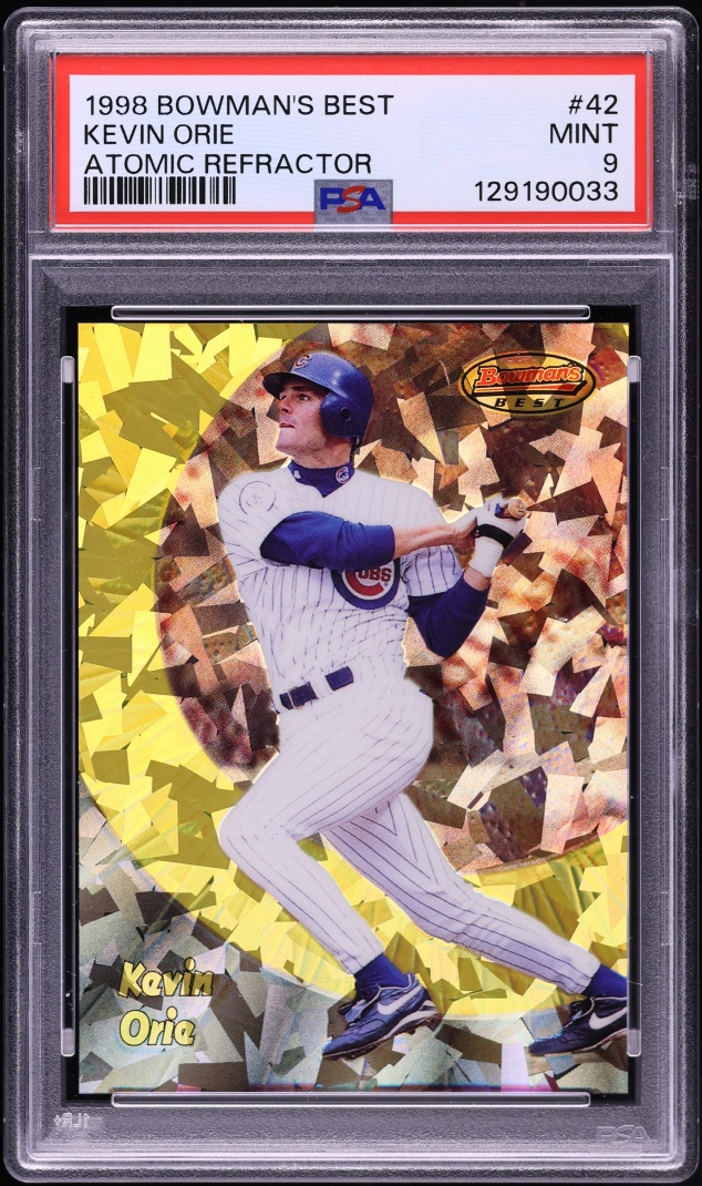 1998 Bowman's Best Atomic Refractor Kevin Orie #42 PSA 9 MINT