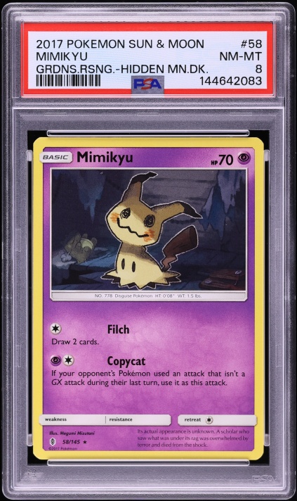 pokemon sun and moon guardians rising rare cards 2017 & #151/145 Wishiwashi PSA 10 Psychic Age Group The Cards Of Pokmon TCG: