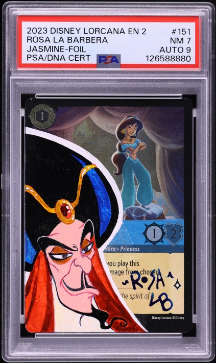 2024 Disney Lorcana Ursula's Return Enchanted Jasmine #212 PSA 10