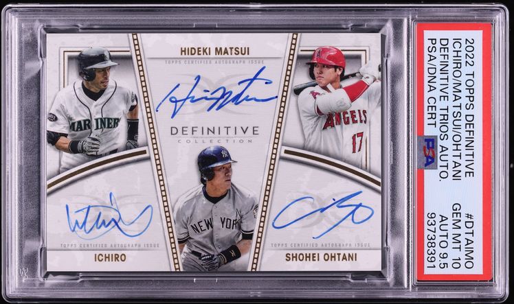 2020 Topps Sterling Sets Dual Red Shohei Ohtani Ichiro PATCH AUTO 