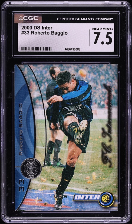 1999 Panini Soccer Roberto Baggio #39 PSA 10 GEM MINT on Fanatics