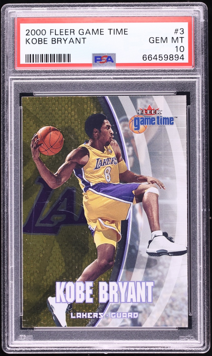 2000 Fleer Game Time Kobe Bryant #3 PSA 10 GEM MINT