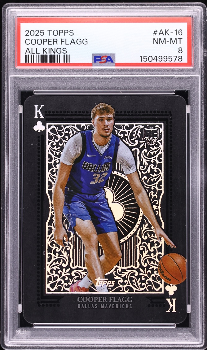 2025 Topps All Kings Cooper Flagg ROOKIE #AK-16 PSA 8 NM-MT