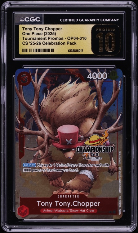 2025 One Piece Tournament Promo Championship Tony Tony Chopper