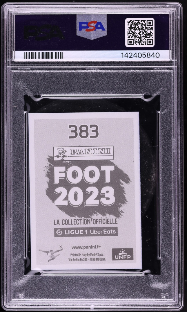 2022 Panini Foot Stickers Desire Doue ROOKIE #383 PSA 8 NM-MT