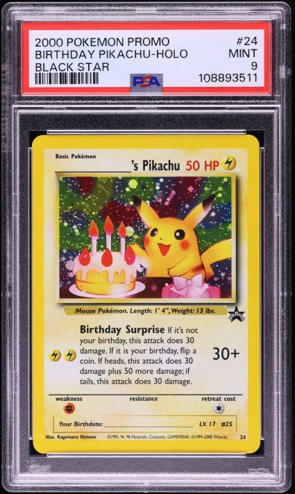 2021 Pokemon SWSH Promo Celebrations Classic Holo Birthday Pikachu #24 PSA  10 on Fanatics Collect