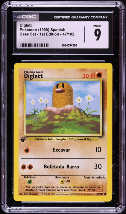 app to determine pokemon card value Pokémon Card Diglett #50 TV Animation Blue Logo 1st Print ENG L015213 – AGS  Collectibles main image 1