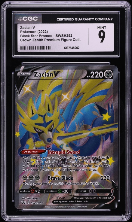 2021 Pokemon Japanese SWSH 25th Anniversary Holo Zacian V #18 PSA