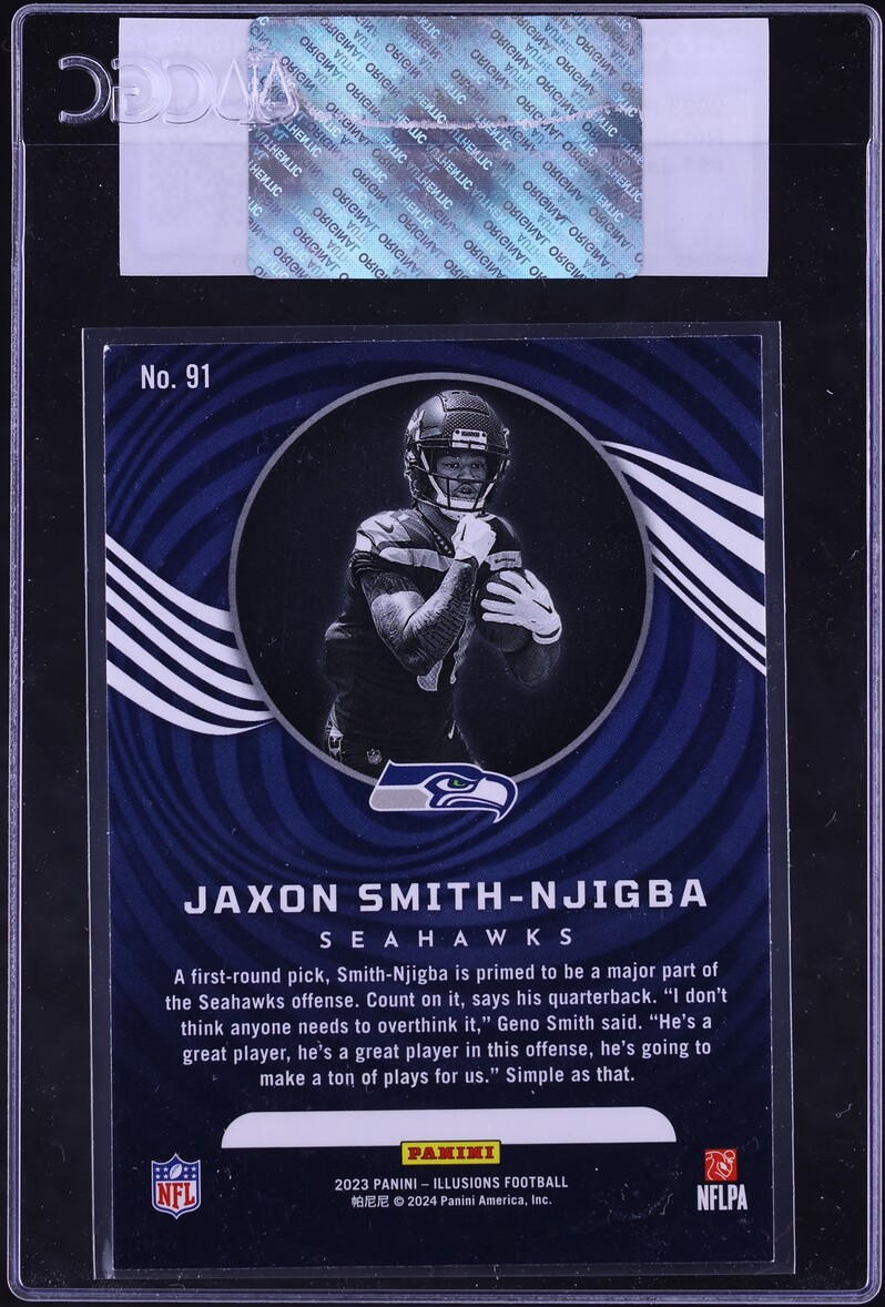 2023 Panini Illusions Retail Jaxon Smith-Njigba ROOKIE #91 CGC AUTH