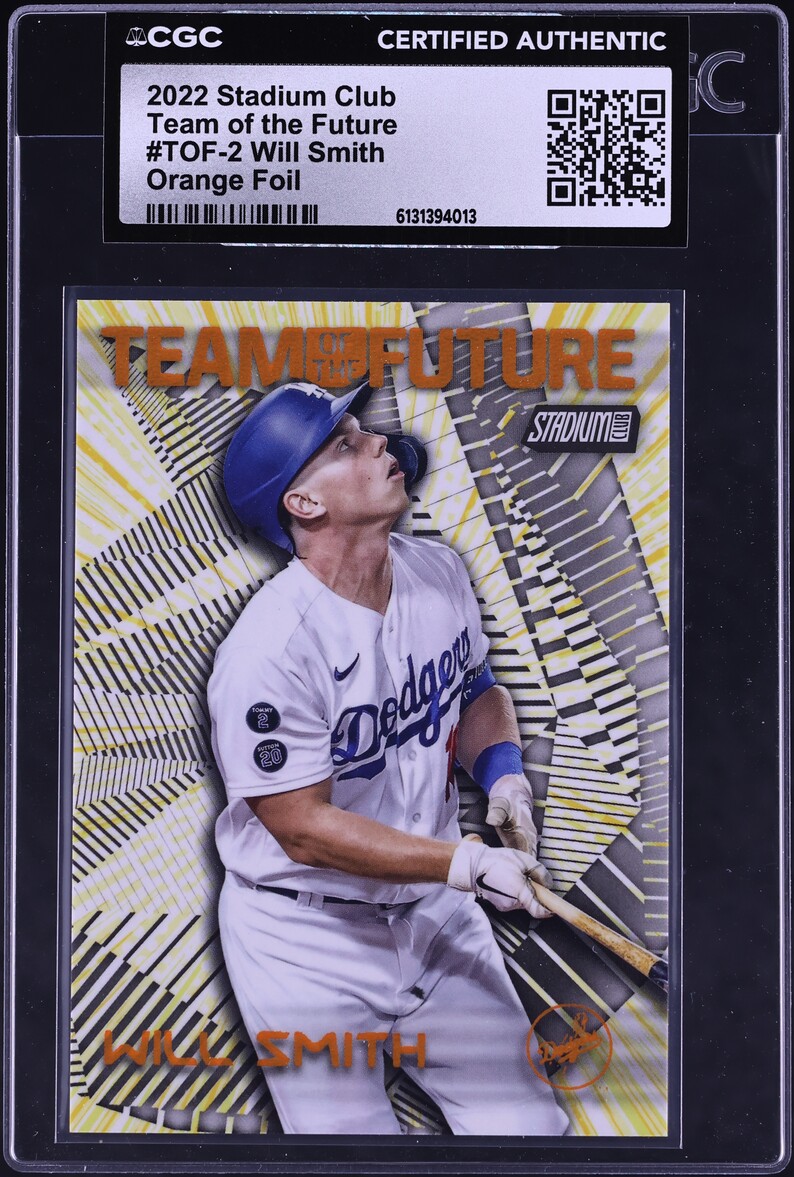 2022 Stadium Club Team of the Future Orange Foil Will Smith /50 #TOF-2 CGC AUTH