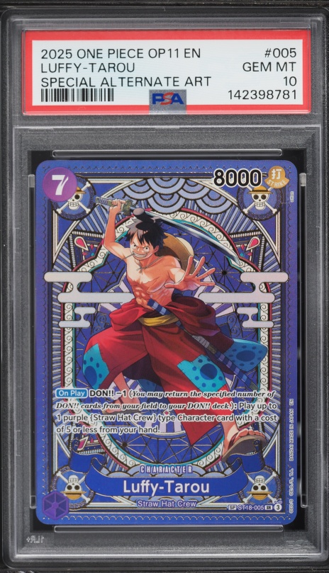 2025 One Piece Japanese A Fist Of Divine Speed Gear Two #OP11-080