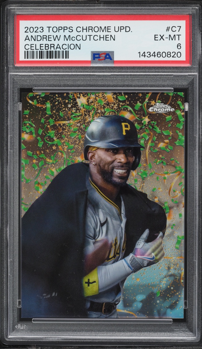 2023 Topps Chrome Update Celebracion Andrew McCutchen /99 #C7 PSA 6 EXMT