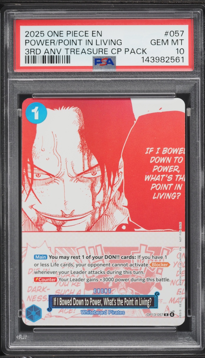 2025 One Piece 3rd Anniversary Treasure What's The Point In Living