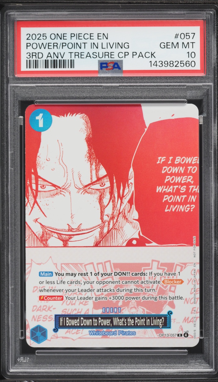 2025 One Piece 3rd Anniversary Treasure What's The Point In Living