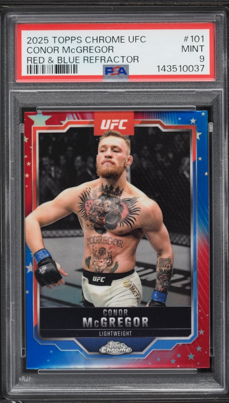 2017 Topps UFC Chrome Superfractor Conor McGregor 1/1 #97 PSA 10