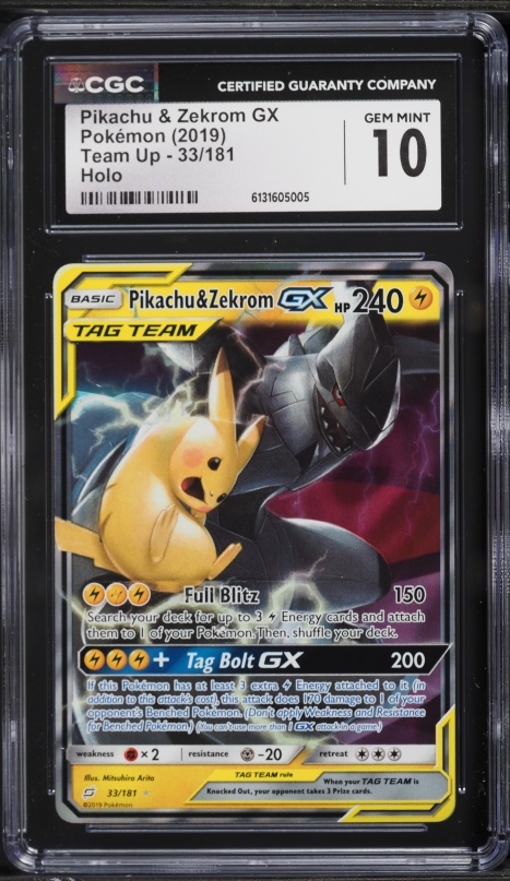 2024 Pokemon Chinese SV Promo 5th Premium Pikachu & Zekrom Gx #157