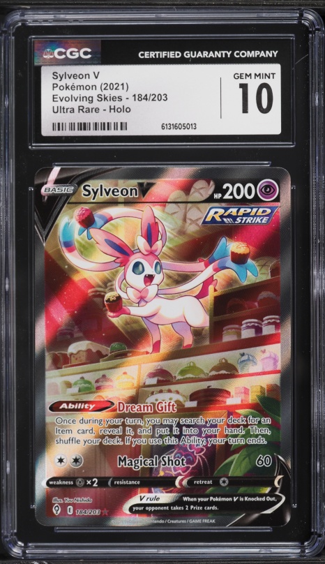 2025 Pokemon Chinese SV Gem Pack Vol. 2 Full Art Sylveon V #0913