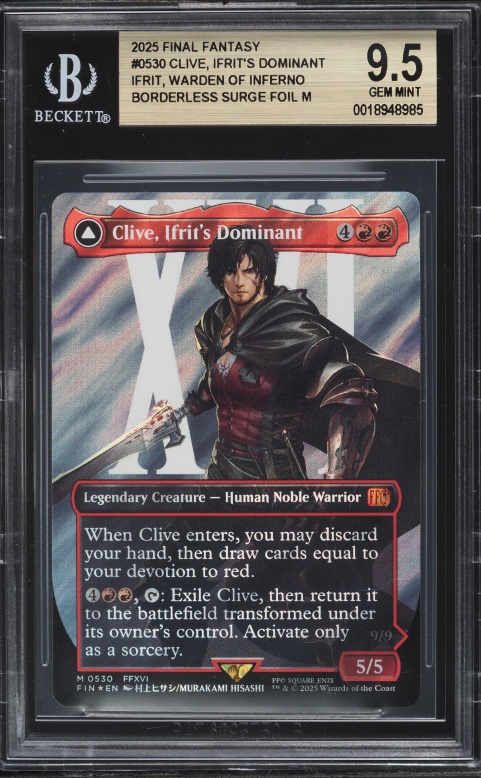 mtg final fantasy ifrit Amazon.com: Magic the Gathering Secret Lair x Final Fantasy: Game Over  (English) main image 0