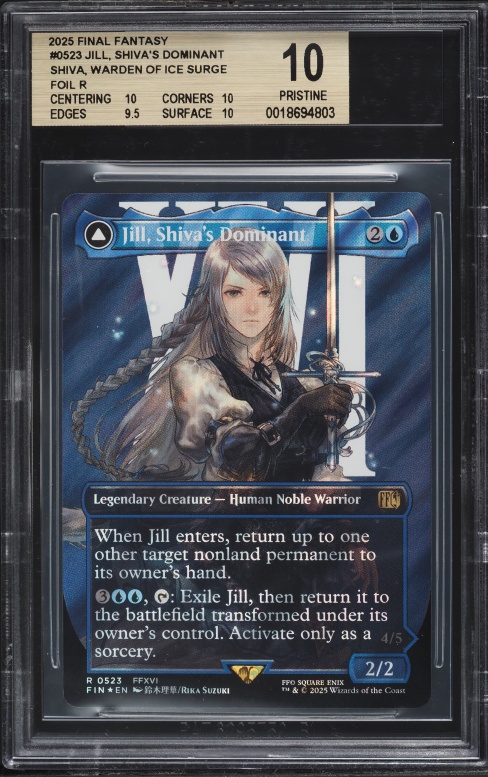 2025 MTG Final Fantasy Borderless Surge Foil Jill Shiva's Dominant