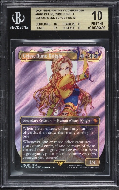 celes mtg card Magic The Gathering - Universes Beyond - Final Fantasy - Commander