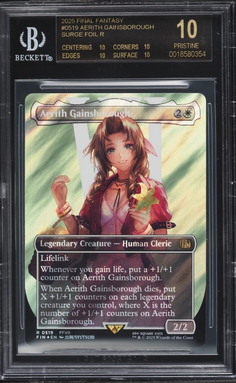 2025 MTG Final Fantasy Through The Ages Foil Princess Sarah Azusa, Lost But Seeking BGS 9.5 GEM on Fanatics Collect 2025 MTG Final Fantasy Through The Ages Foil Princess Sarah Azusa, Lost But Seeking BGS 9.5 GEM on Fanatics Collect