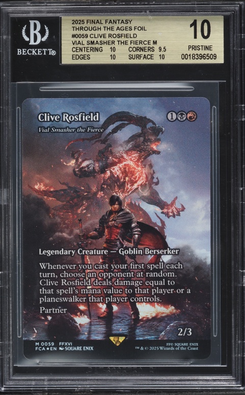2025 Magic The Gathering MTG Final Fantasy Through The Ages Foil Clive  Rosfield #59 BGS 9.5 GEM on Fanatics Collect