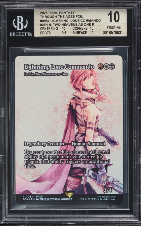 2025 MTG Final Fantasy Through The Ages Foil Princess Sarah Azusa, Lost But Seeking BGS 9.5 GEM on Fanatics Collect 2025 MTG Final Fantasy Through The Ages Foil Princess Sarah Azusa, Lost But Seeking BGS 9.5 GEM on Fanatics Collect