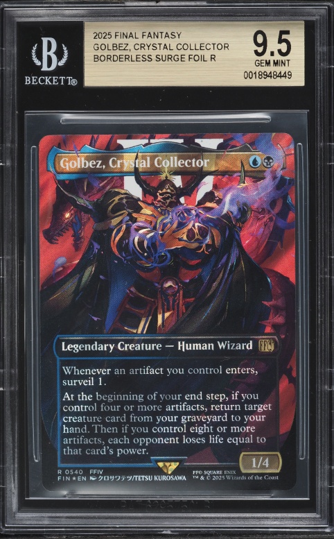 2025 MTG Final Fantasy Through The Ages Foil Borderless U Golbez Clad In Darkness BGS 9.5 GEM on Fanatics Collect 2025 MTG Final Fantasy Through The Ages Foil Borderless U Golbez Clad In Darkness BGS 9.5 GEM on Fanatics Collect