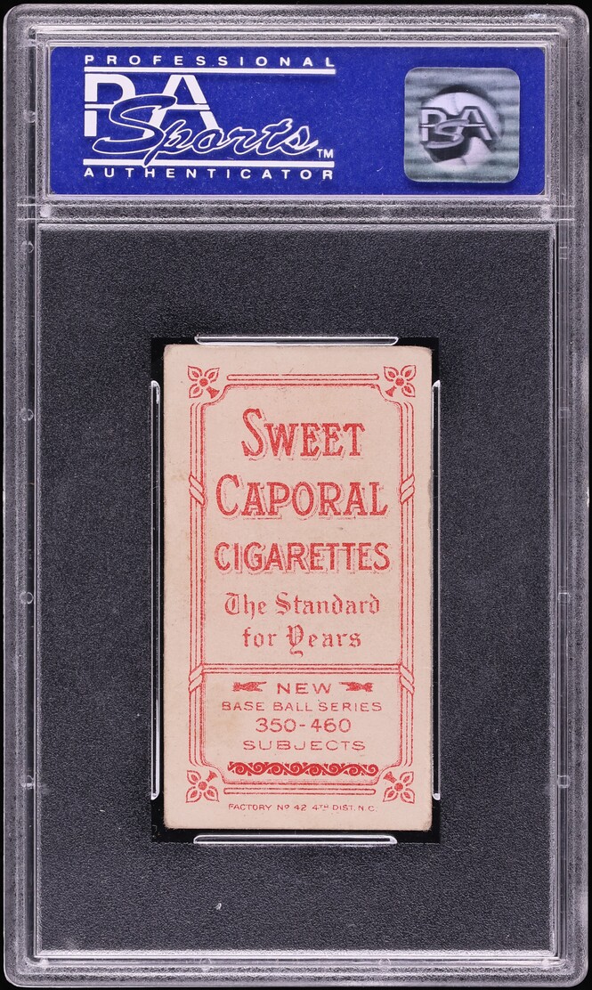 1909-11 T206 Ty Cobb BAT OFF SHOULDER, SWEET CAPORAL PSA 4 VGEX