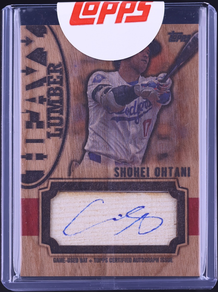 2024 Topps Heavy Lumber Shohei Ohtani AUTO 10/10 #HLAU-SO