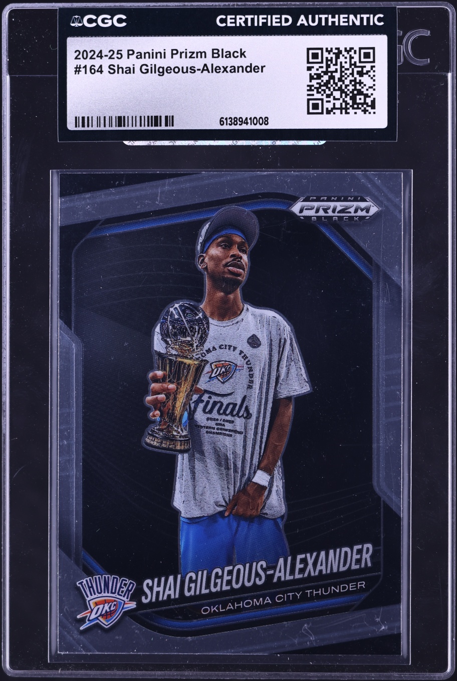 2024 Panini Prizm Black Shai Gilgeous-Alexander #164 CGC AUTH